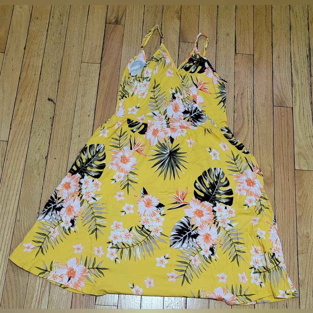 Yellow Floral Sundress